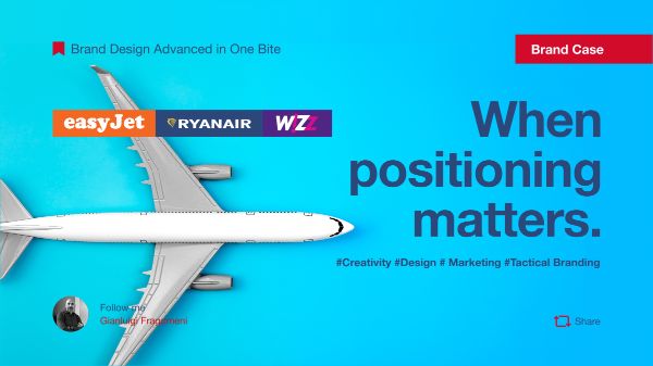 A Flight Among Branding Strategies: EasyJet, WizzAir, and the Giant RyanAir Positioning